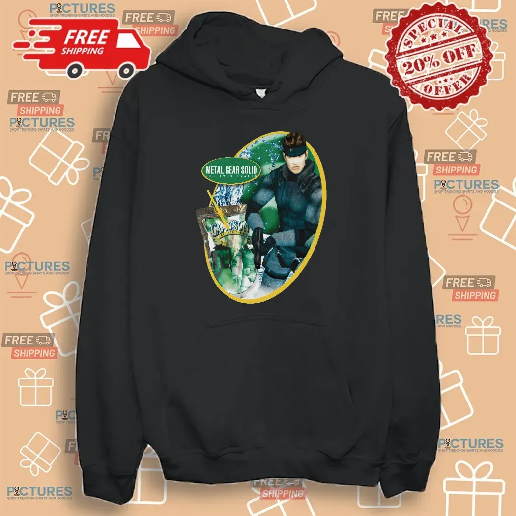 Metal Gear Solid The Twin Snakes Capri Sun All Natural Mashup T Shirt