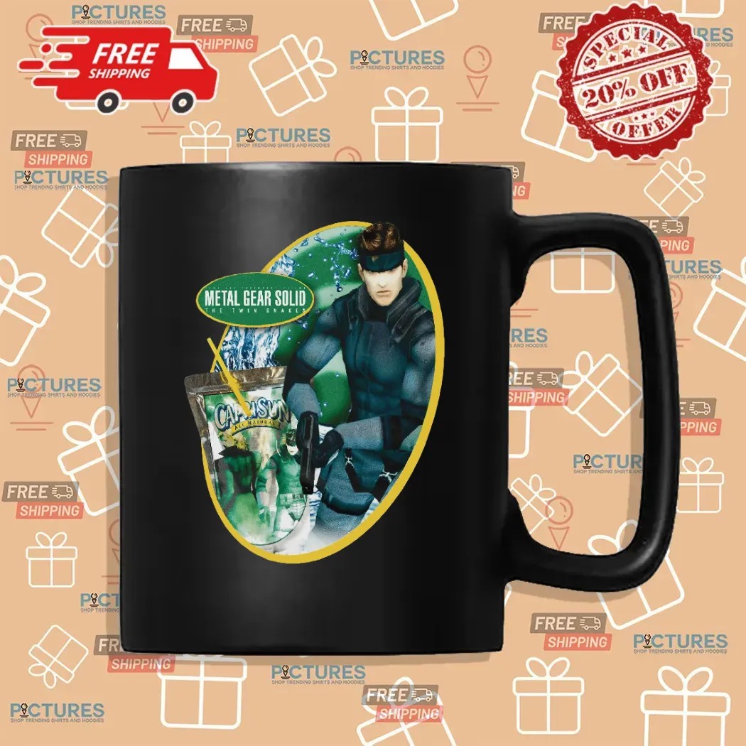 Metal Gear Solid The Twin Snakes Capri Sun All Natural Mashup T Shirt