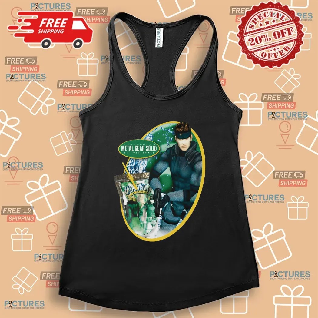 Metal Gear Solid The Twin Snakes Capri Sun All Natural Mashup T Shirt