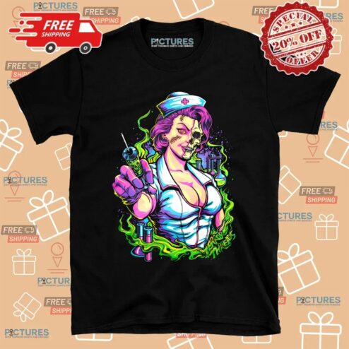 Midnight Nurse Second Dose Horror Graphic T Shirt