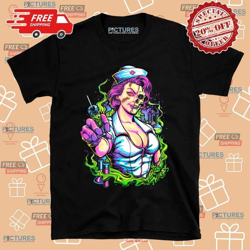 Midnight Nurse Second Dose Horror Graphic T Shirt