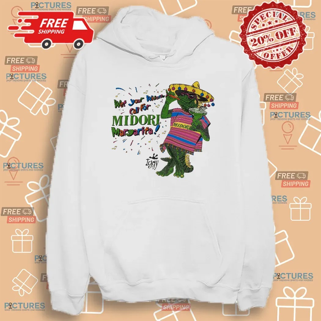Midori Wet Your Whistle Call For Midori Margarita Lizard Iggy T Shirt