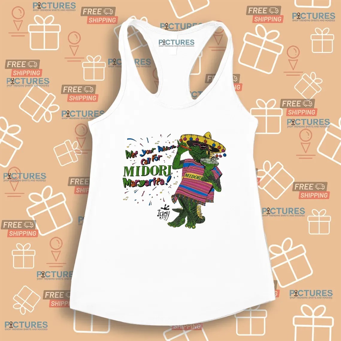 Midori Wet Your Whistle Call For Midori Margarita Lizard Iggy T Shirt