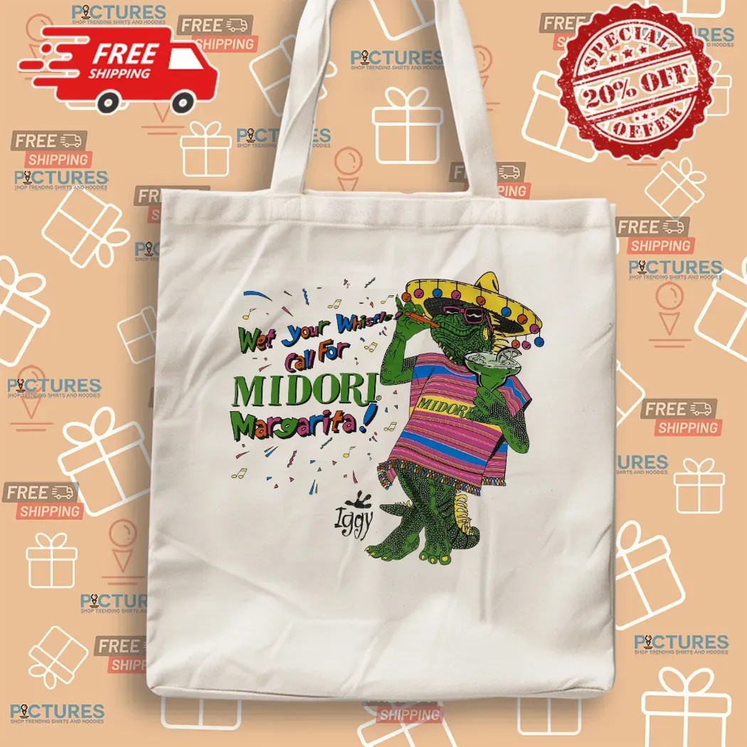 Midori Wet Your Whistle Call For Midori Margarita Lizard Iggy T Shirt