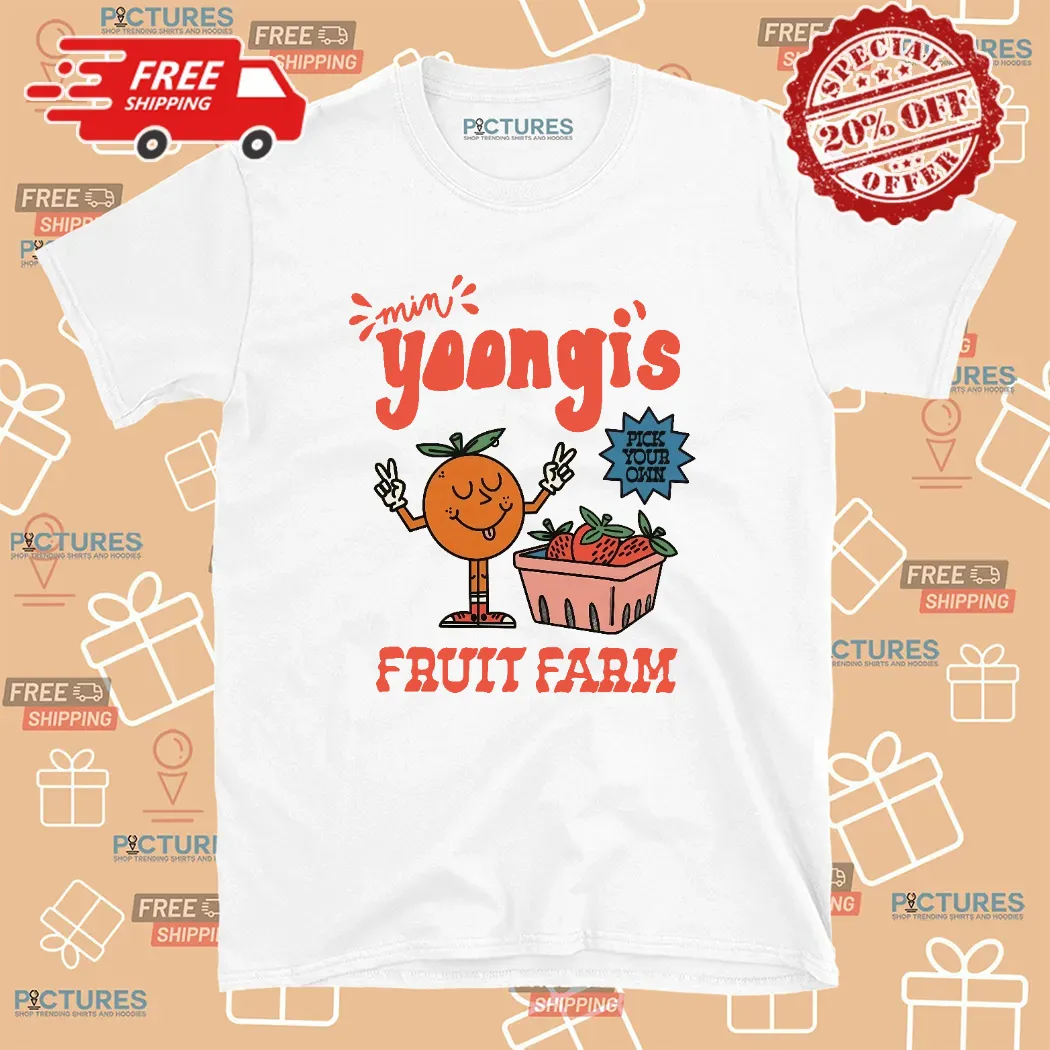 Min Yoongi's Fruit Farm Pick Your Own Kpop 2025 Shirt