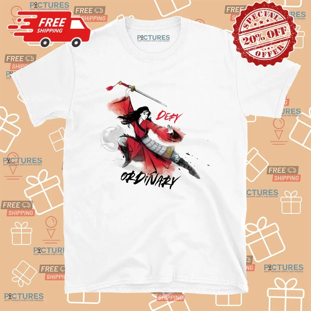 Mulan Defy Ordinary Watercolor T Shirt
