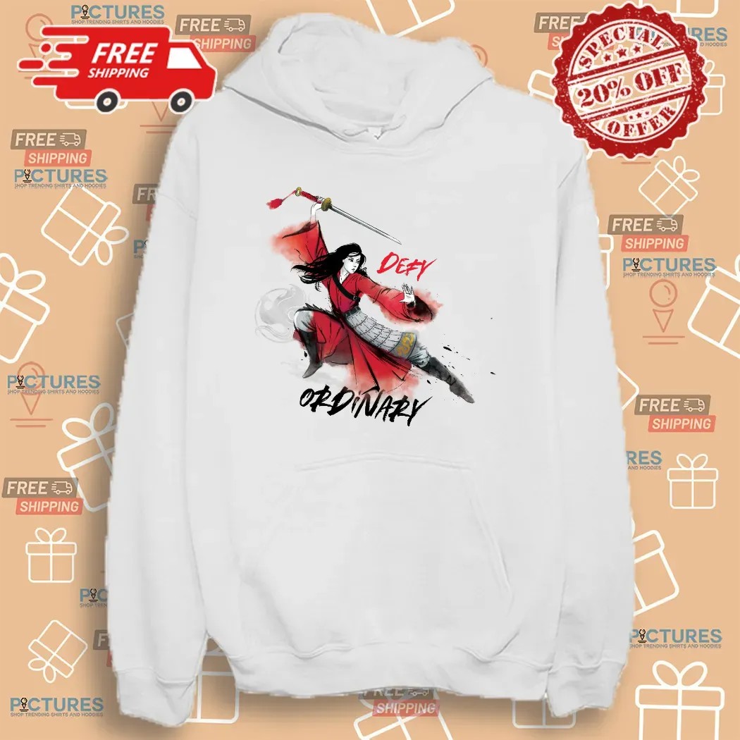 Mulan Defy Ordinary Watercolor T Shirt