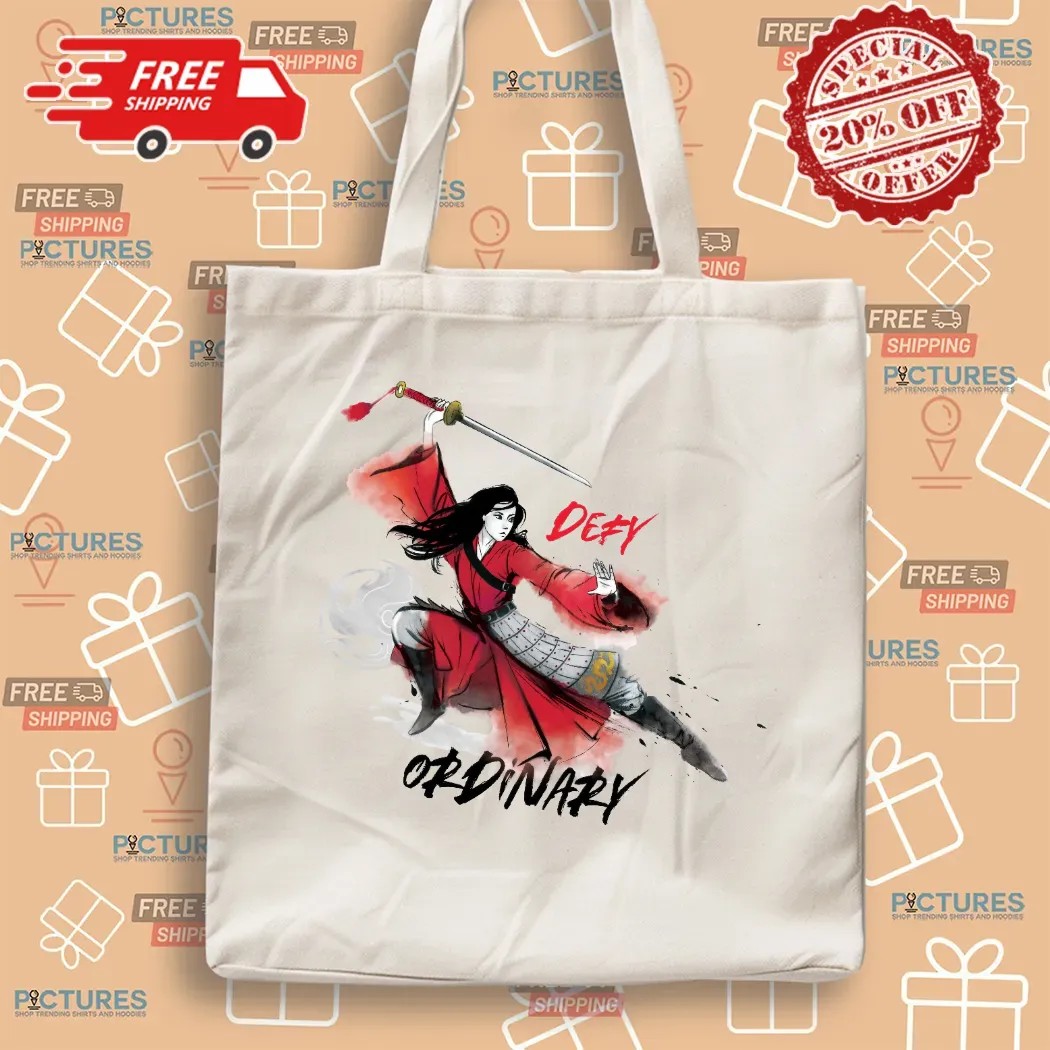 Mulan Defy Ordinary Watercolor T Shirt