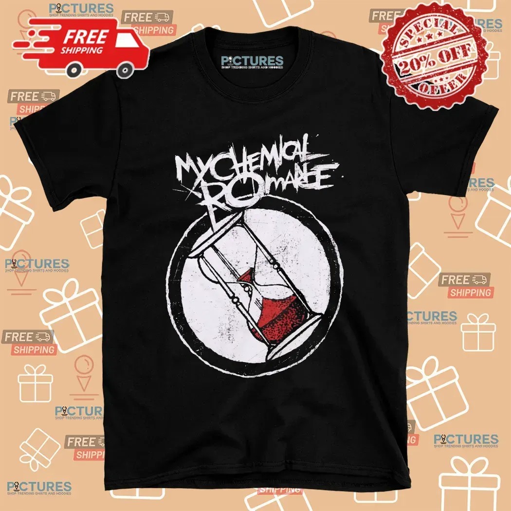 My Chemical Romance Blood Hourglass Boyfriend T Shirt