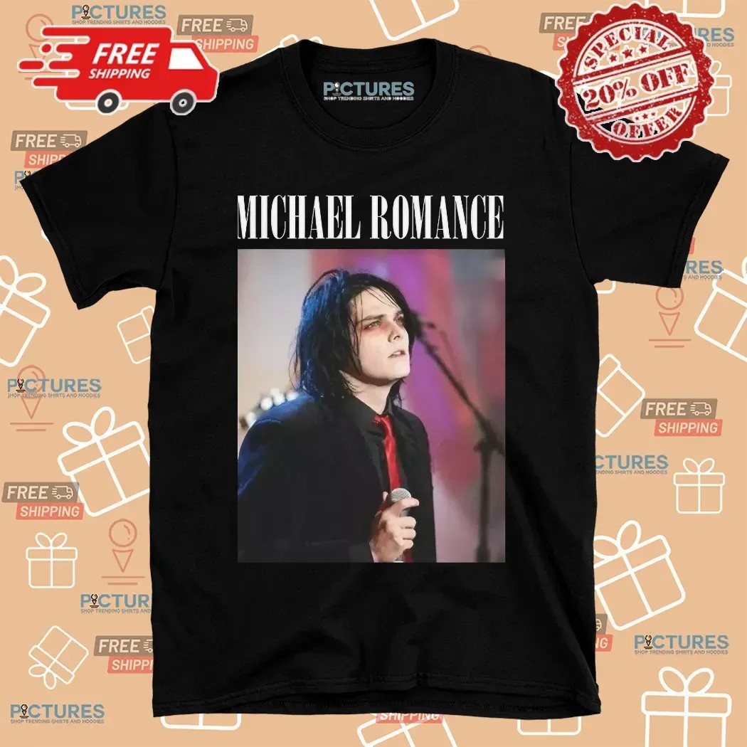 My Chemical Romance Michael Romance Photo T Shirt My Chemical Romance Michael Romance Photo T Shirt