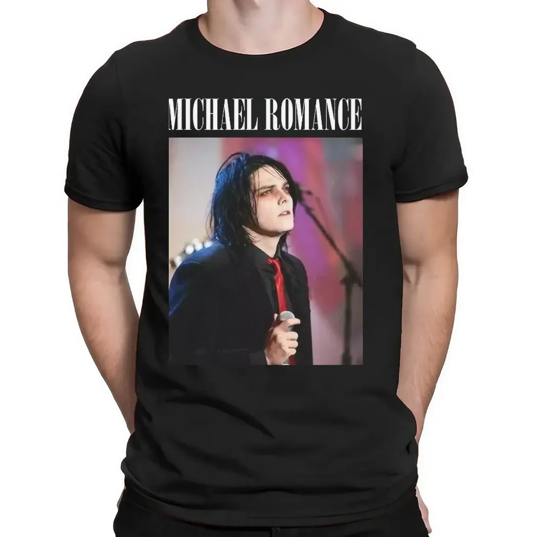 My Chemical Romance Michael Romance Photo T Shirt My Chemical Romance Michael Romance Photo T Shirt