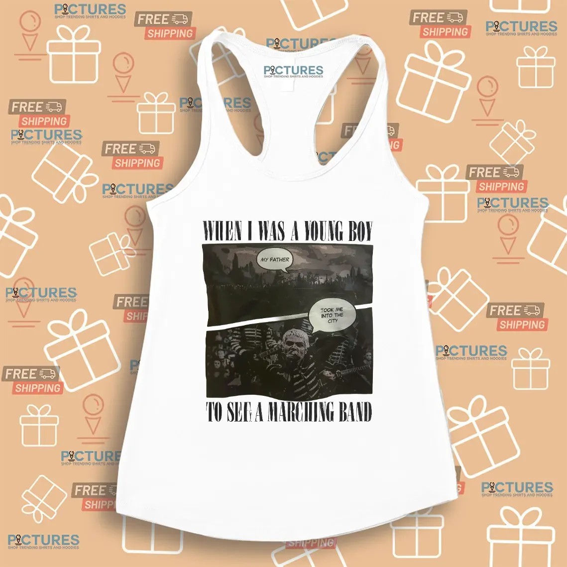 My Chemical Romance When Is Was A Young Boy My Father Took Me Into The City To See A Marching Band T Shirt