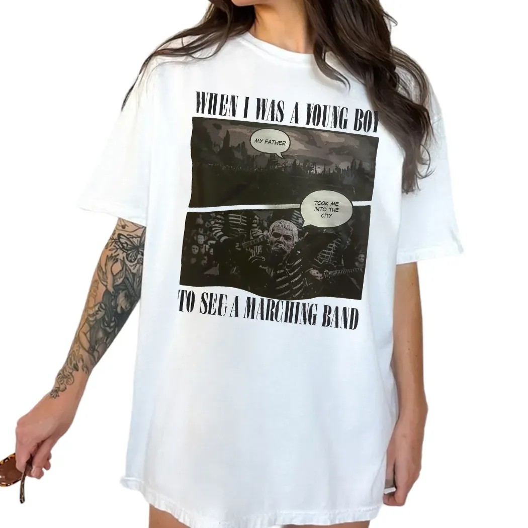 My Chemical Romance When Is Was A Young Boy My Father Took Me Into The City To See A Marching Band T Shirt
