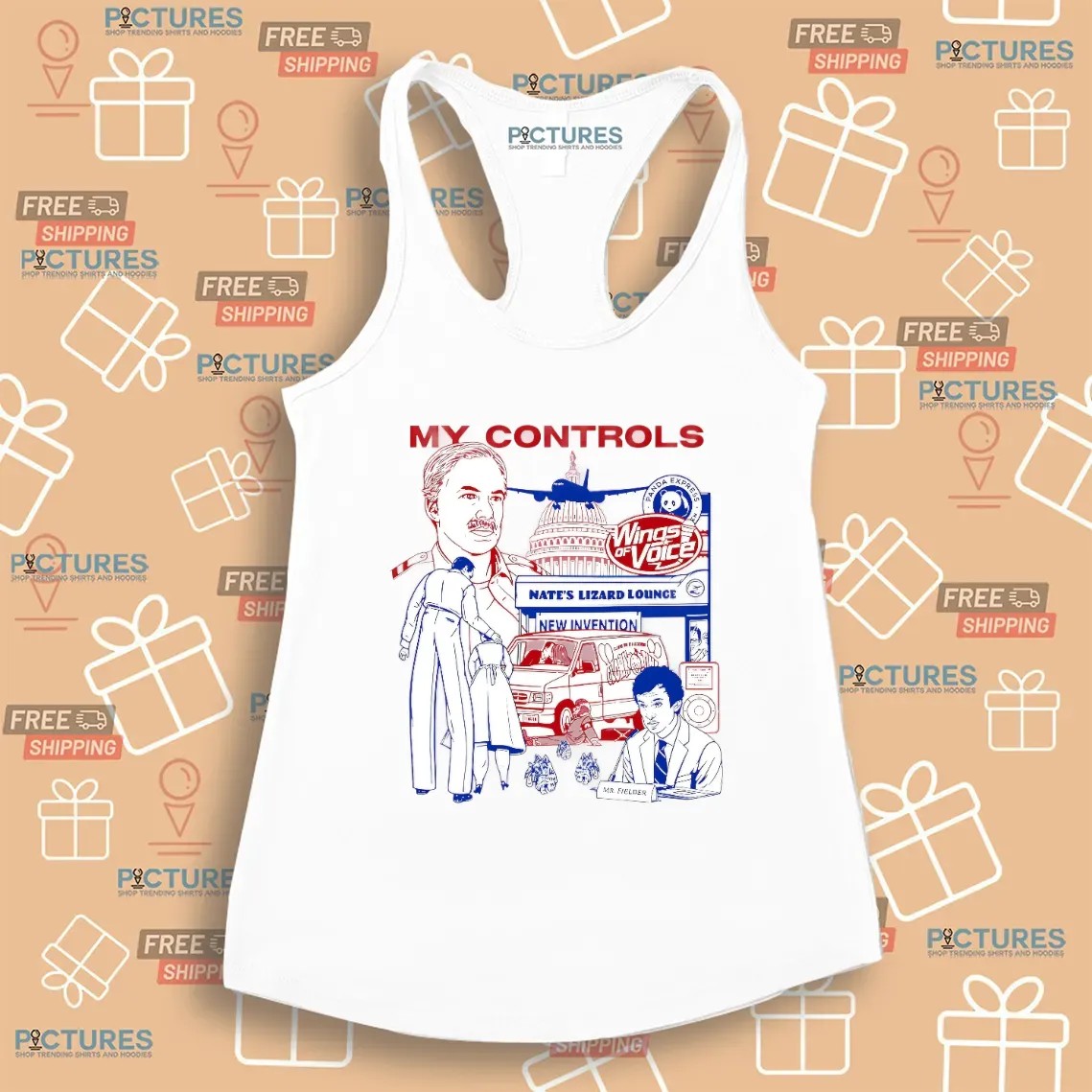 My Controls Wings Of Voices Nate’s Lizard Lounge New Invention T Shirt