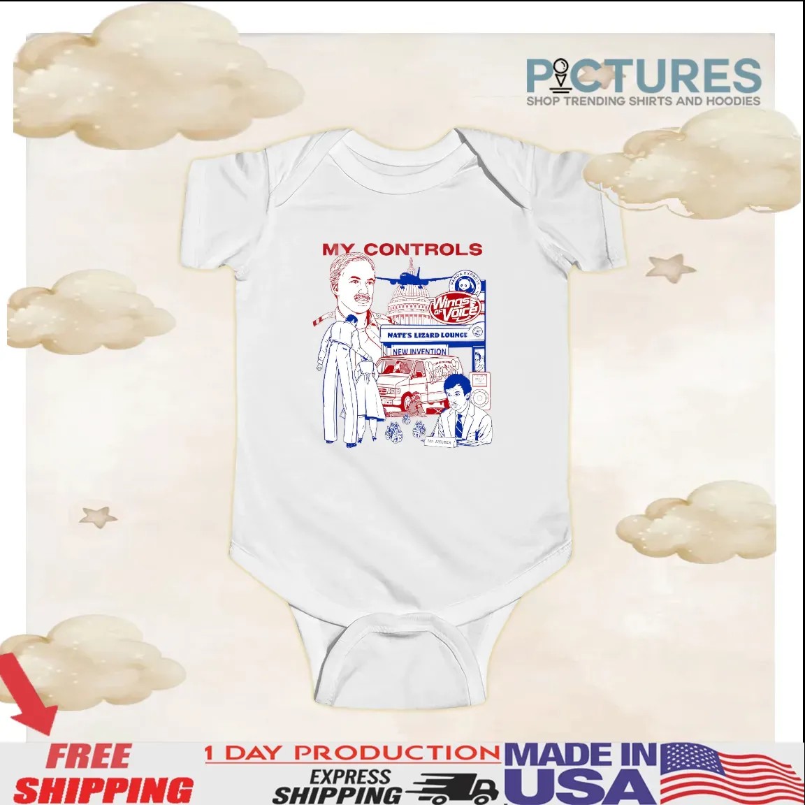 My Controls Wings Of Voices Nate’s Lizard Lounge New Invention T Shirt