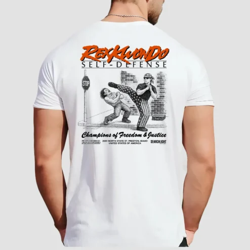 Napoleon Dynamite Rex Kwon Do Self Defense Champions Of Freedom And Justice T Shirt