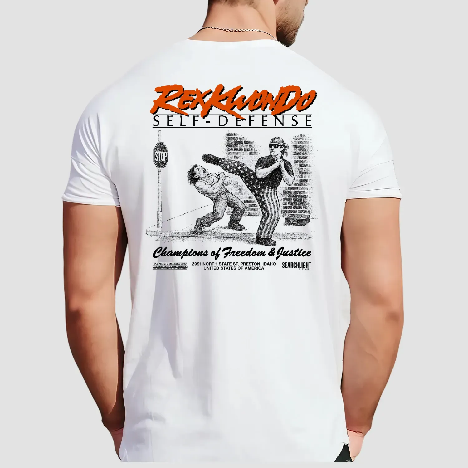 Napoleon Dynamite Rex Kwon Do Self Defense Champions Of Freedom And Justice T Shirt
