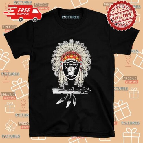 Nation Blood In My Veins Las Vegas Raiders Football In My Heart T Shirt