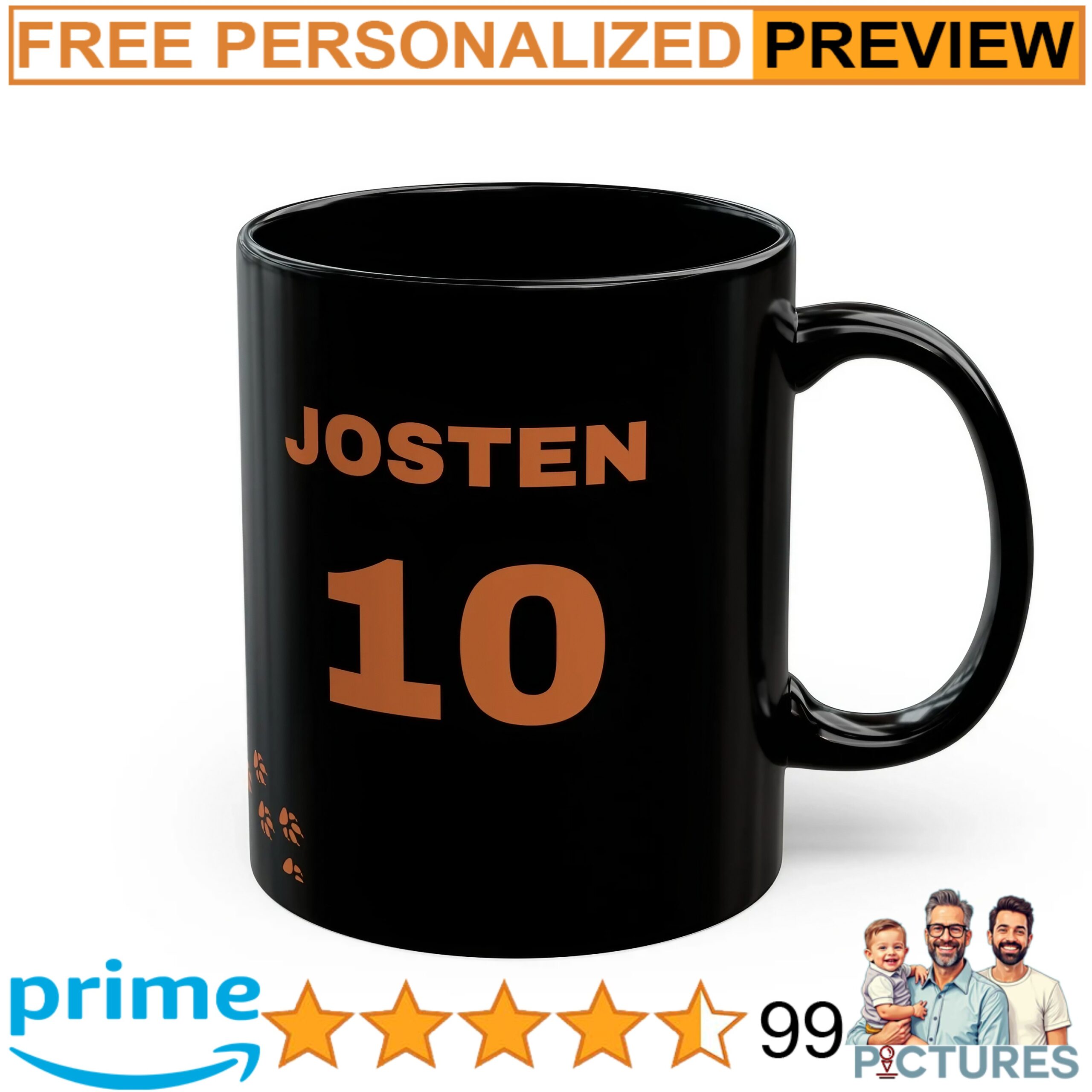 Neil Josten 10 AFTG Palmetto State University Foxes All For The Game Exy Mug