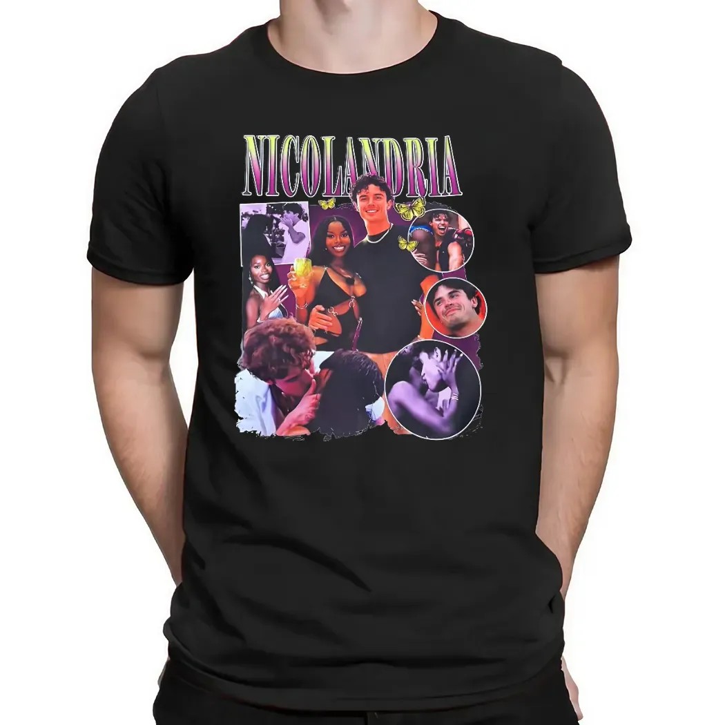 Nicolandria Love Island Kissing Vintage Bootleg T Shirt