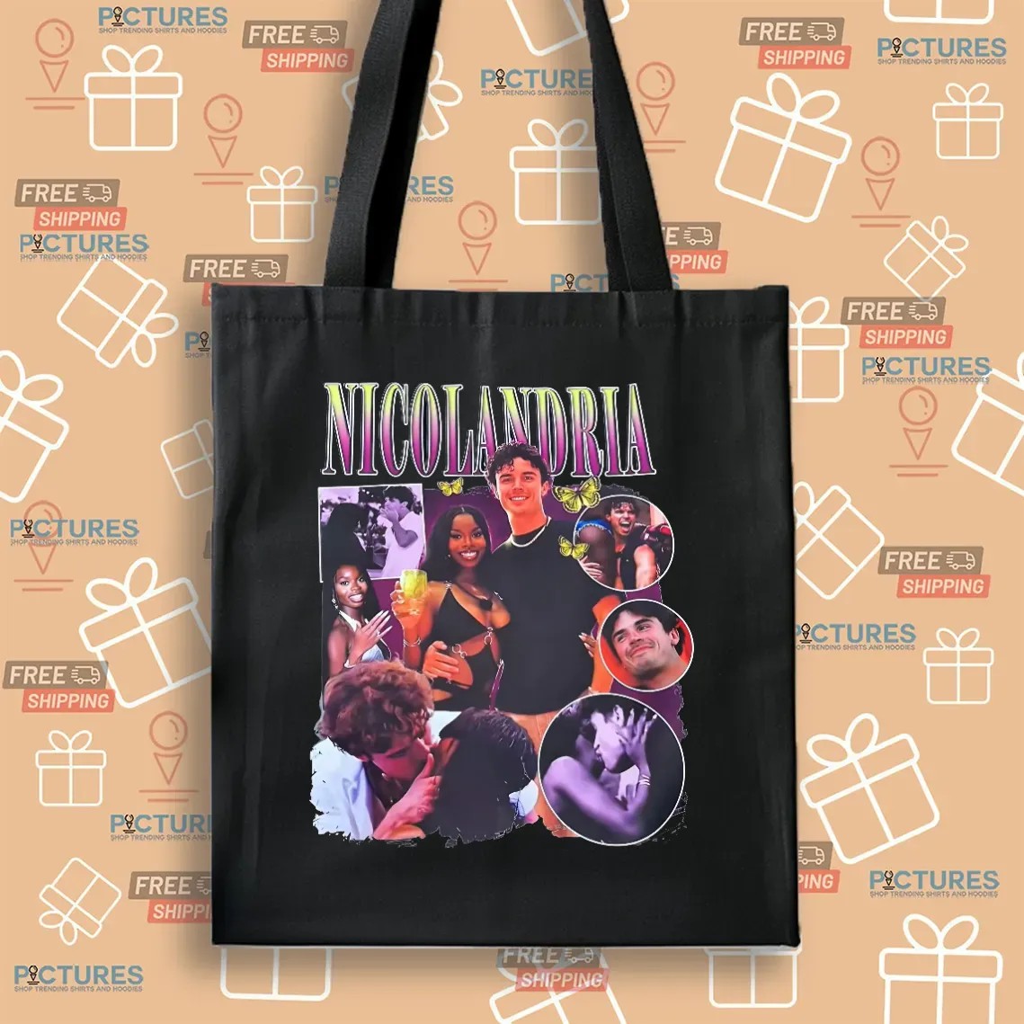 Nicolandria Love Island Kissing Vintage Bootleg T Shirt