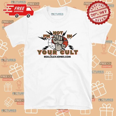 Not In Your Cult Fight Arm T Shirt