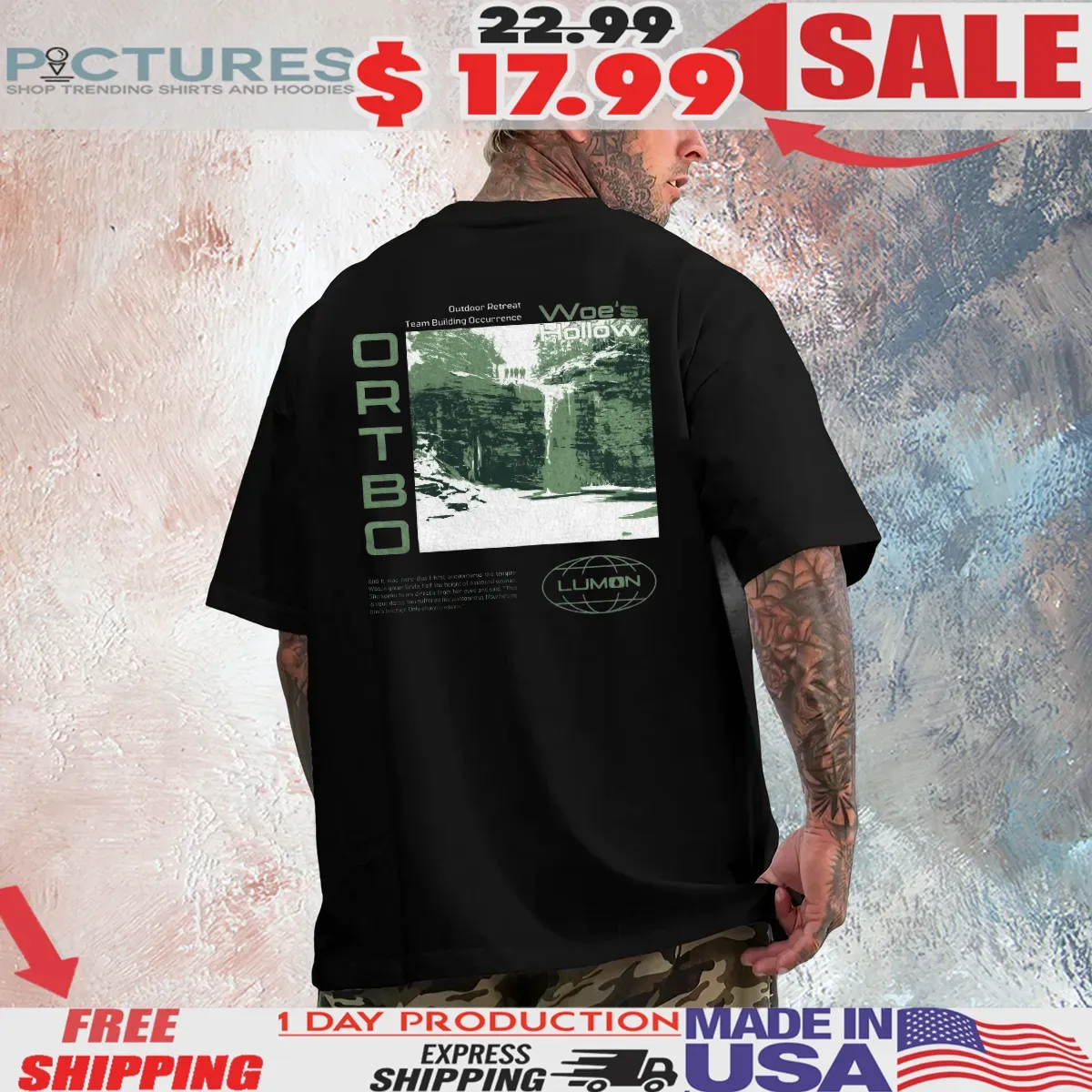 ORTBO Outdoor Retreat Woe's Hollow Lumon T Shirt