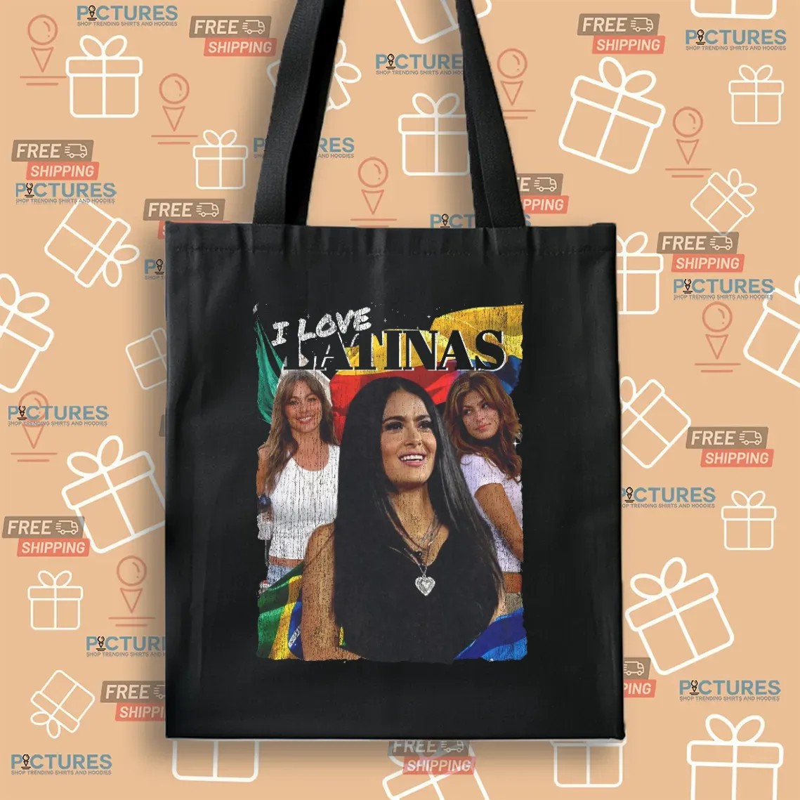 Og Three I Love Latinas Vintage Bootleg T Shirt