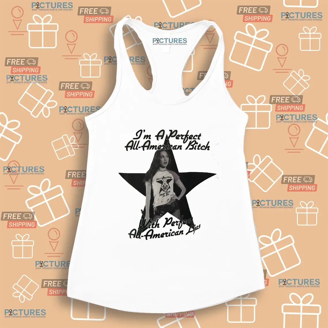 Olivia Rodrigo I'm A Perfect All-american Btch With Perfect All-american Lips New York City Never Look So Blue T Shirt
