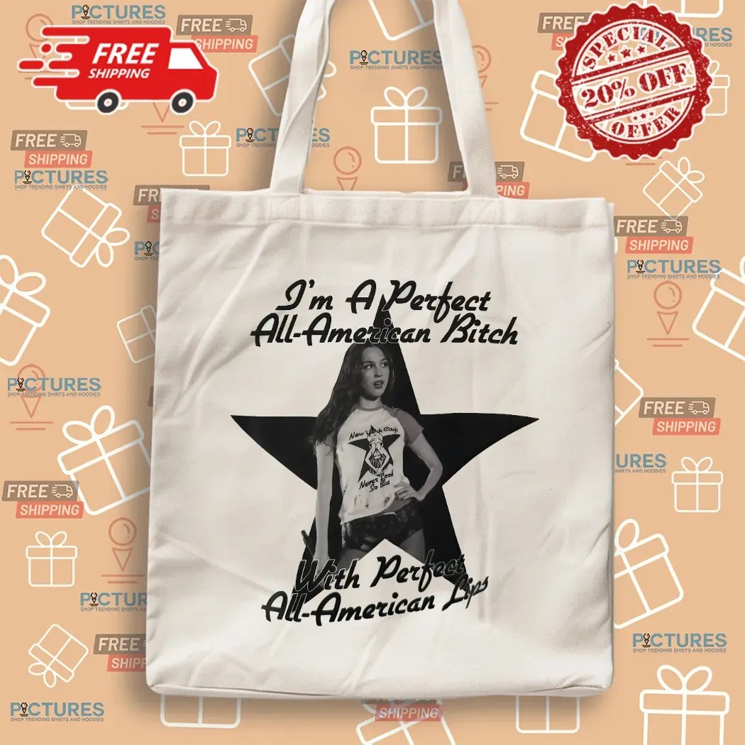 Olivia Rodrigo I'm A Perfect All-american Btch With Perfect All-american Lips New York City Never Look So Blue T Shirt