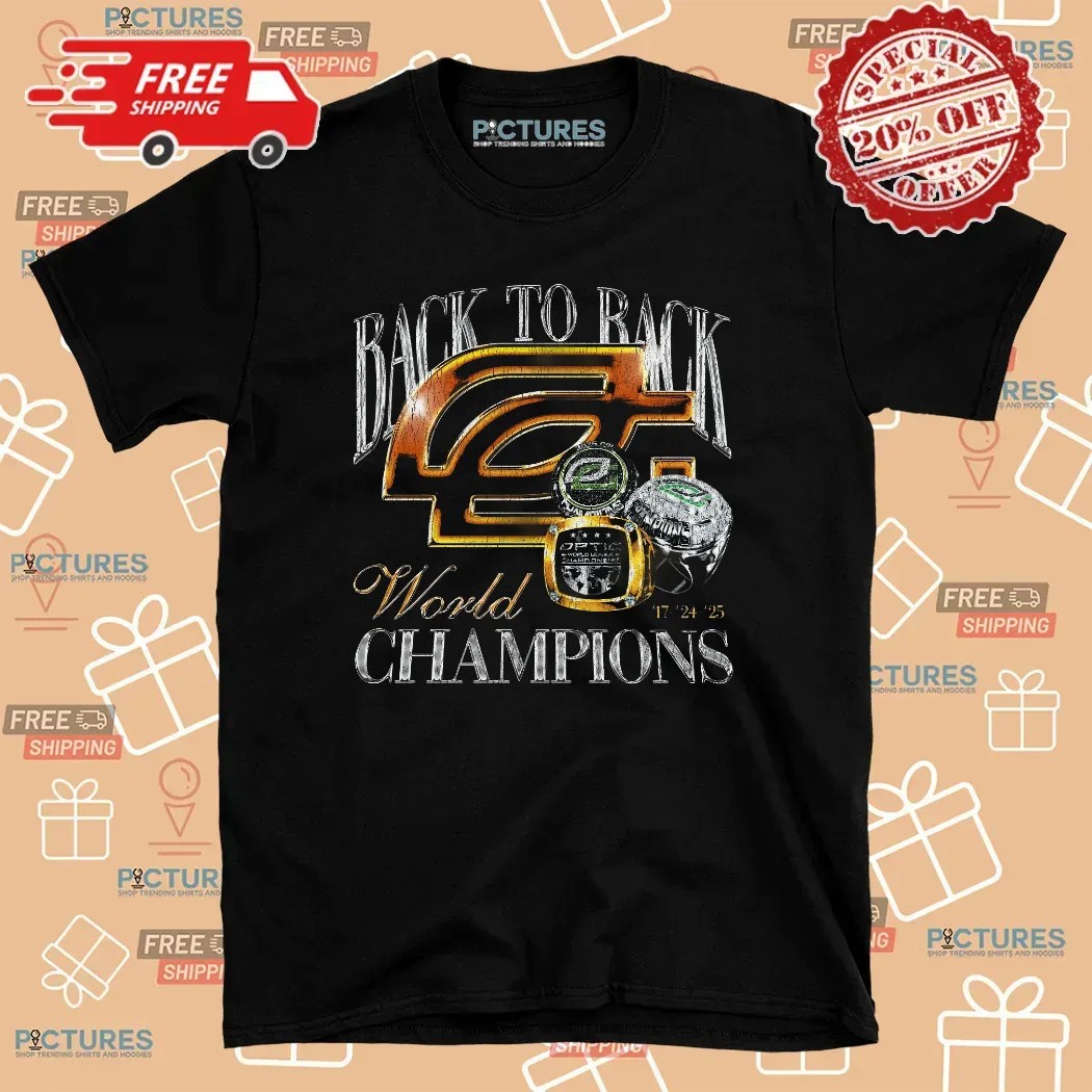 OpTic Gaming Back To Back World Champions 2017 2024 2025 Esports Victory T Shirt OpTic Gaming Back To Back World Champions 2017 2024 2025 Esports Victory T Shirt