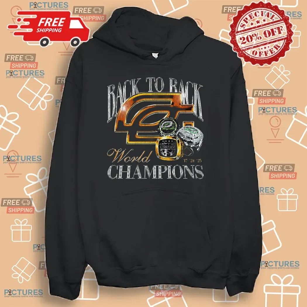 OpTic Gaming Back To Back World Champions 2017 2024 2025 Esports Victory T Shirt OpTic Gaming Back To Back World Champions 2017 2024 2025 Esports Victory T Shirt