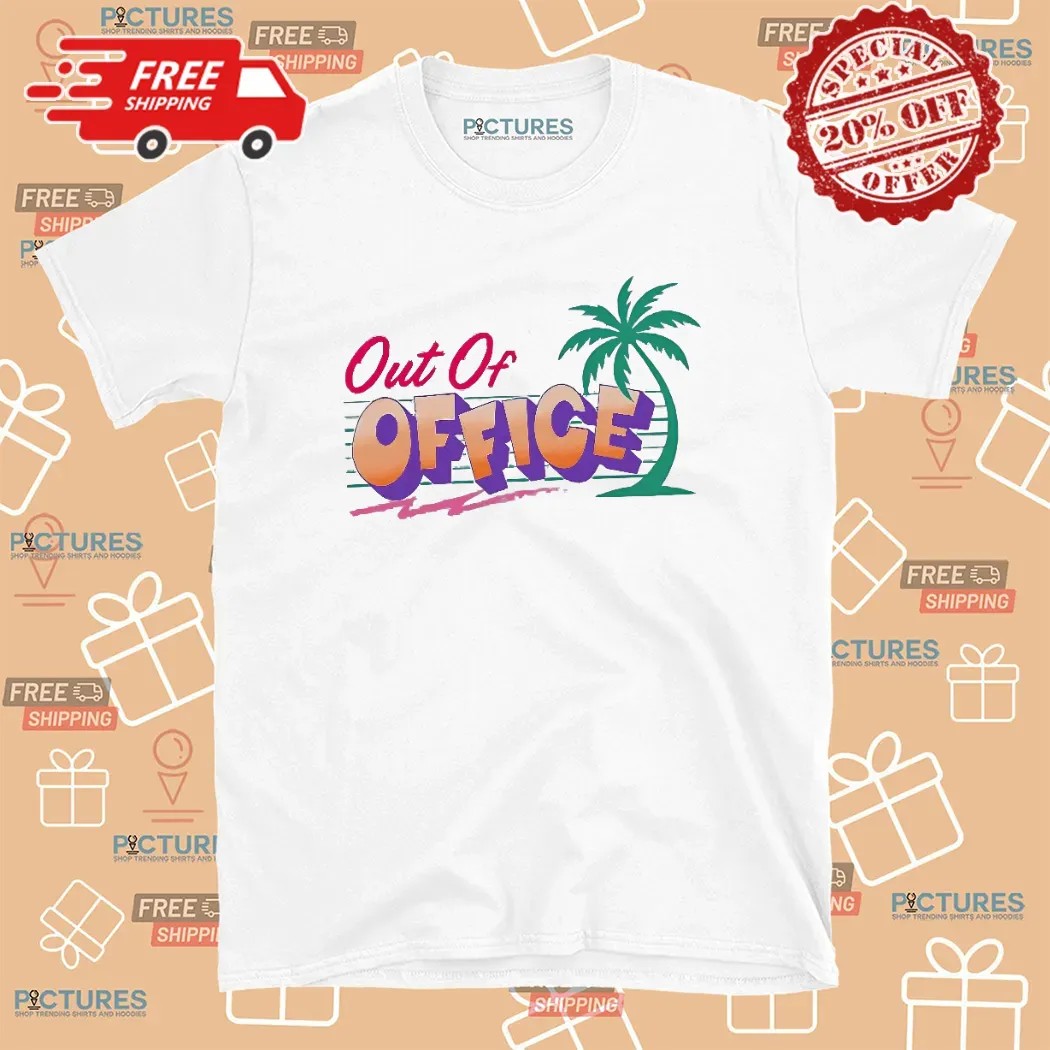 Out Of Office Tropical Palm Tree Summer Vibe T Shirt