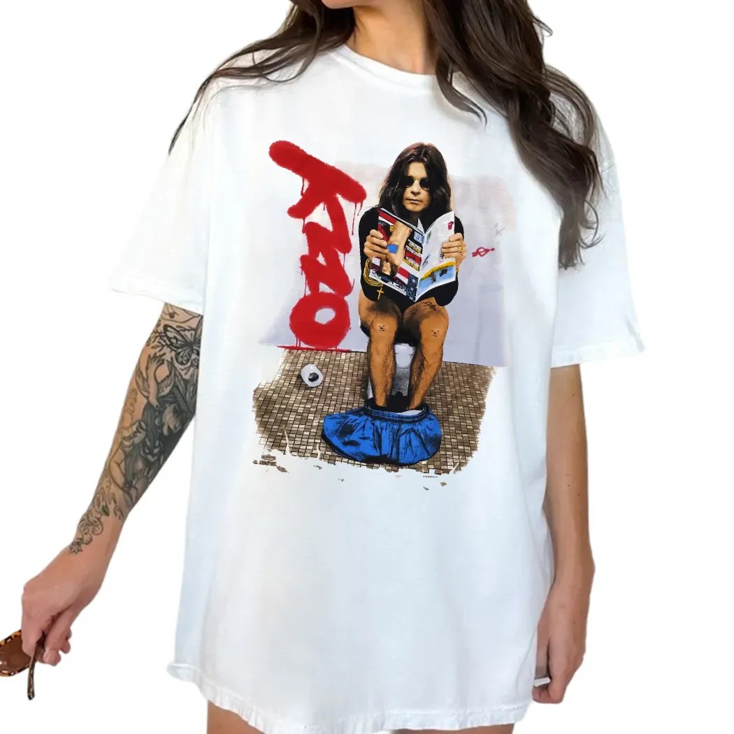 Ozzy Osbourne No More Tours 1992 Tour Double Sided T Shirt