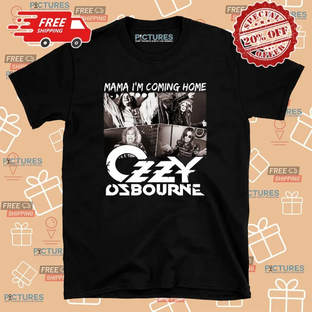 Ozzy Osbourne RIP 1948-2025 Mama I'm Coming Home Bundle T Shirt