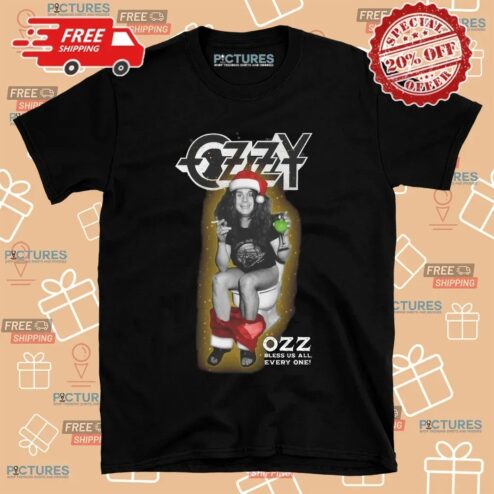 Ozzy Osbourne Santa Ozz Bless Us All Every One T Shirt