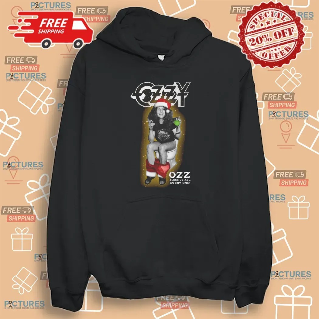 Ozzy Osbourne Santa Ozz Bless Us All Every One T Shirt