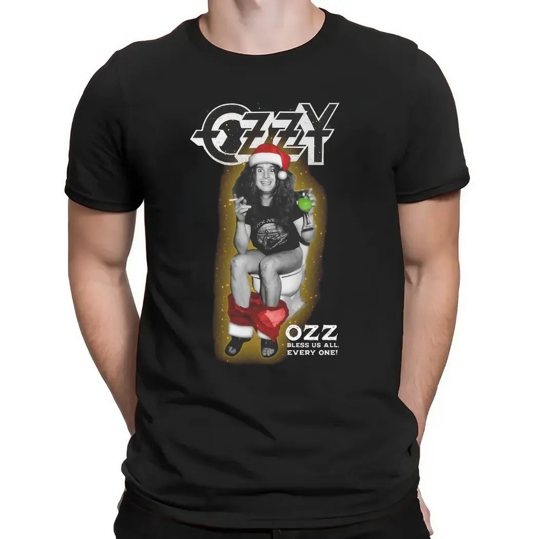 Ozzy Osbourne Santa Ozz Bless Us All Every One T Shirt