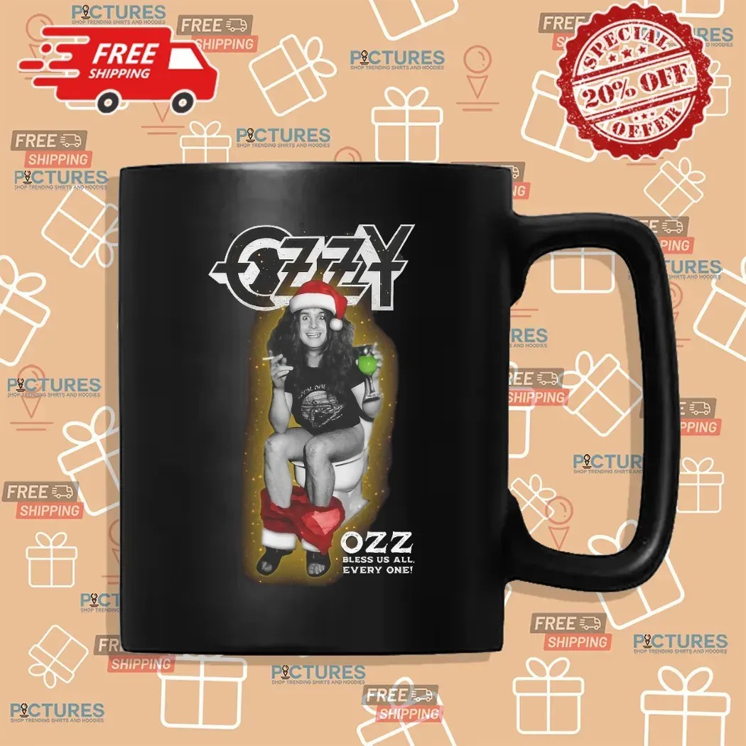 Ozzy Osbourne Santa Ozz Bless Us All Every One T Shirt