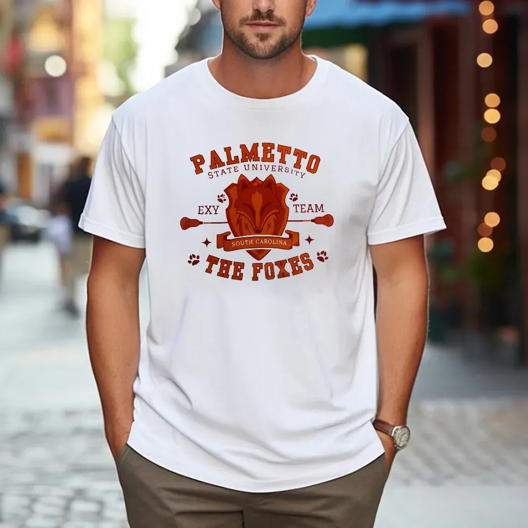 Palmetto State University Exy Team South Carolina The Foxes College Sports T Shirt