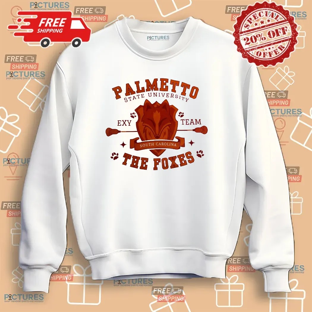 Palmetto State University Exy Team South Carolina The Foxes College Sports T Shirt