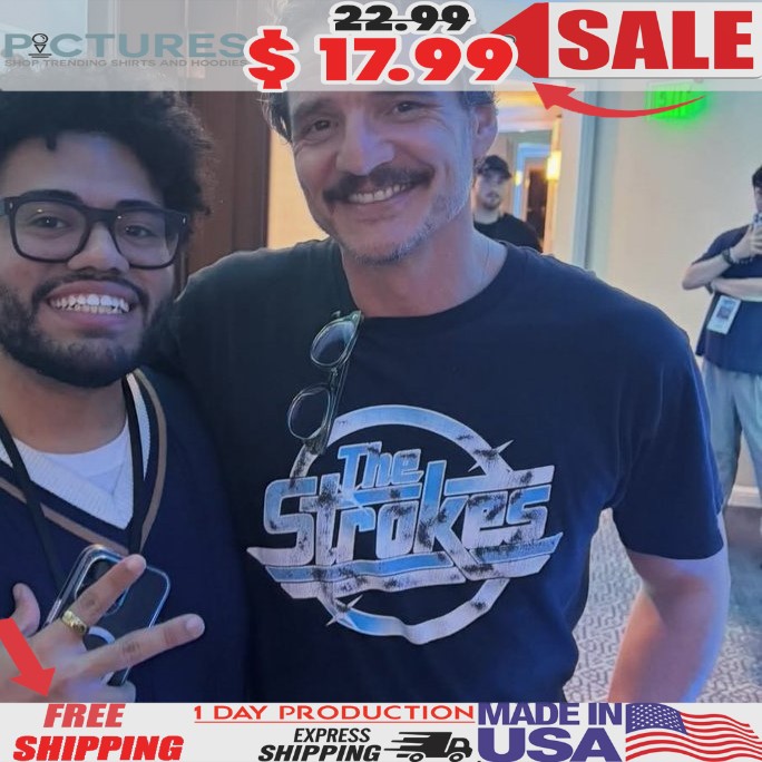 Pedro Wear The Strokes T Shirt