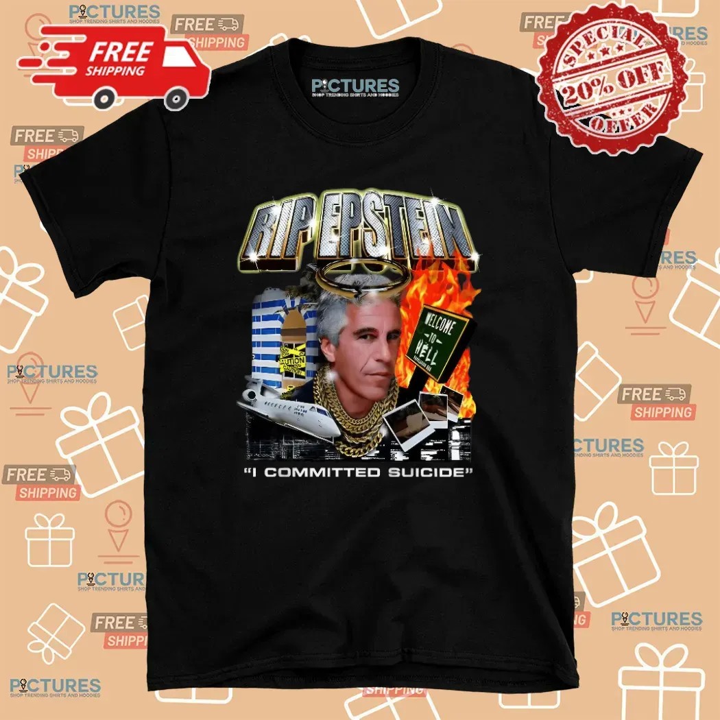 RIP Jeffrey Epstein Committed Suicide Boys Double Sided T Shirt