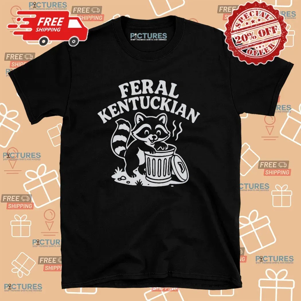 Raccoon Feral Kentuckian T Shirt