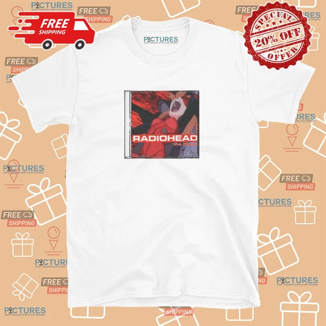Radiohead Asuka Neon Genesis Evangelion The Bends Mashup T Shirt