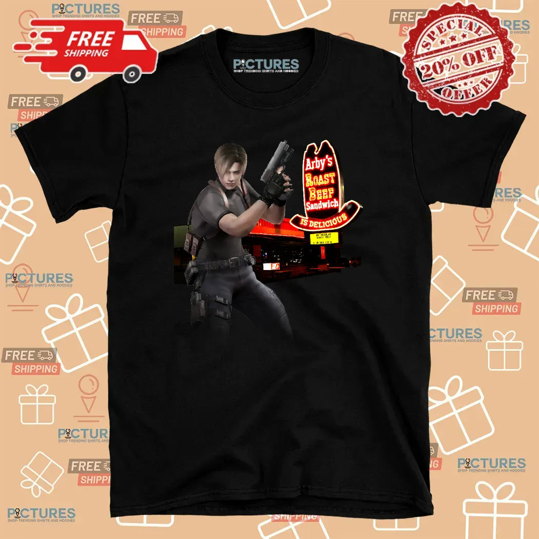 Resident Evil 4 Leon Arby’s Roast Beep Sandwich Is Delicious T Shirt