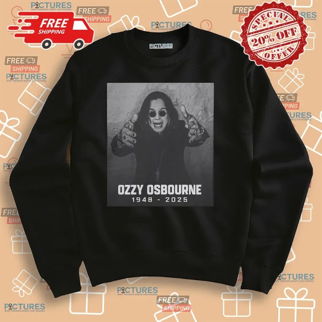 Rest in Peace Ozzy Osbourne 1948-2025 Honor a Rock Legend T Shirt Rest in Peace Ozzy Osbourne 1948-2025 Honor a Rock Legend T Shirt