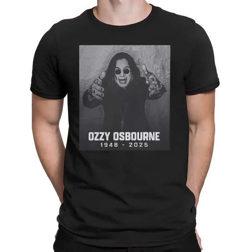 Rest in Peace Ozzy Osbourne 1948-2025 Honor a Rock Legend T Shirt Rest in Peace Ozzy Osbourne 1948-2025 Honor a Rock Legend T Shirt