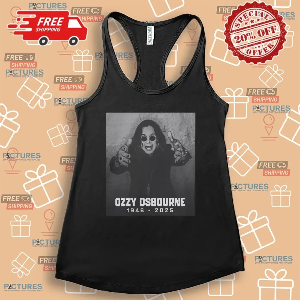 Rest in Peace Ozzy Osbourne 1948-2025 Honor a Rock Legend T Shirt Rest in Peace Ozzy Osbourne 1948-2025 Honor a Rock Legend T Shirt