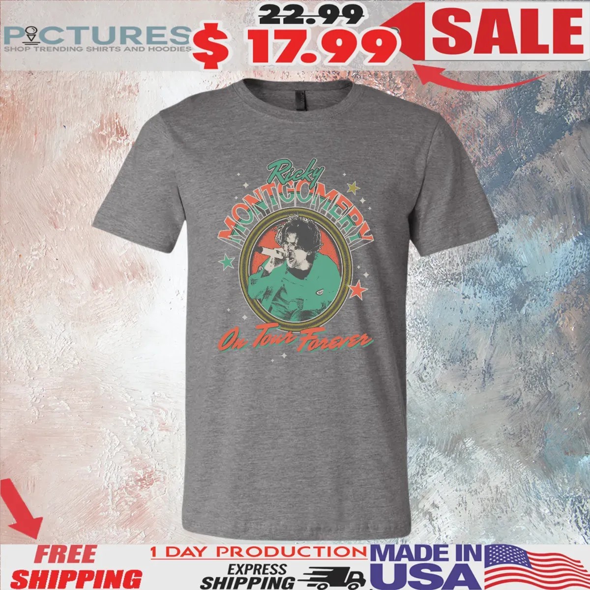 Ricky Montgomery On Tour Forever Schedule T Shirt